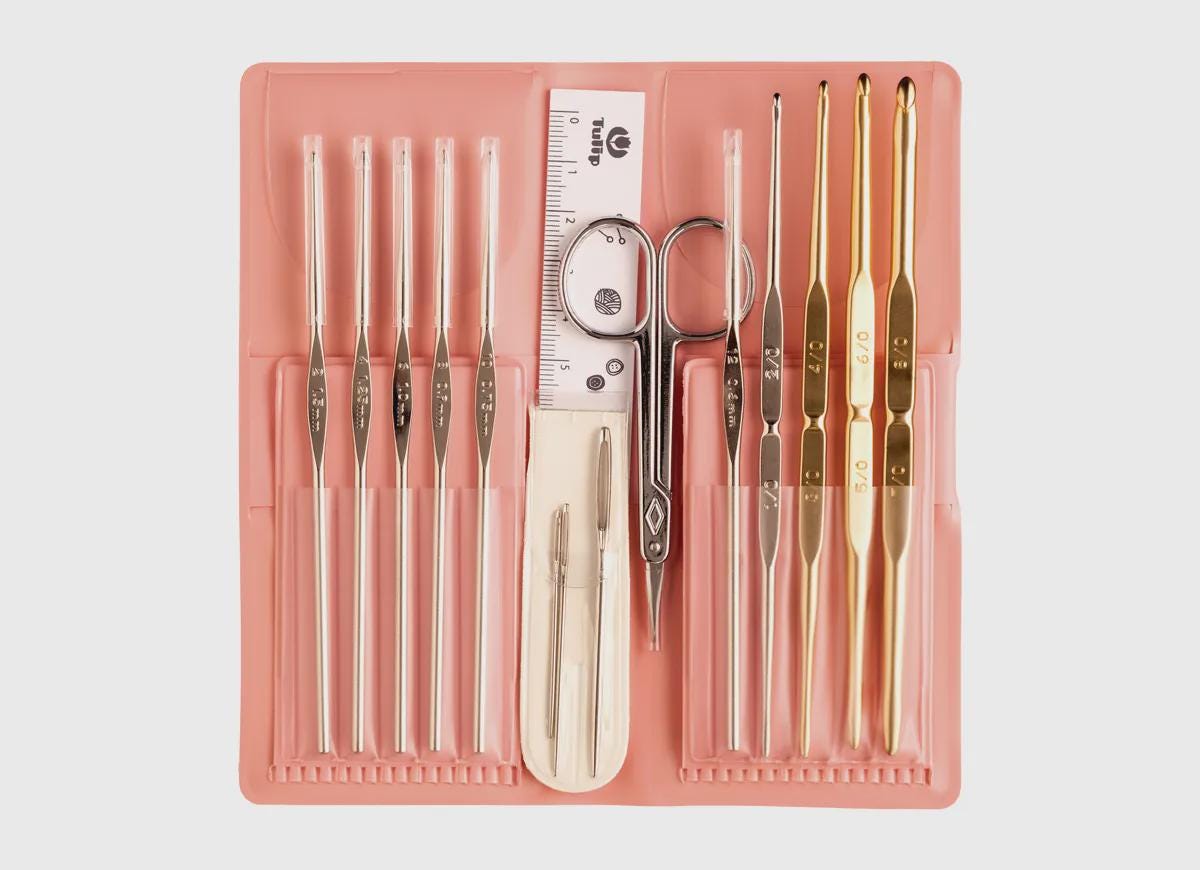 Tulip Classic 15 Piece Crochet Hooks Set TCK-003 Pink - Etsy