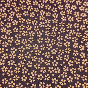 Sakura Cherry Blossom Sevenberry Japanese cotton fabric 88222-1-12 purple & beige