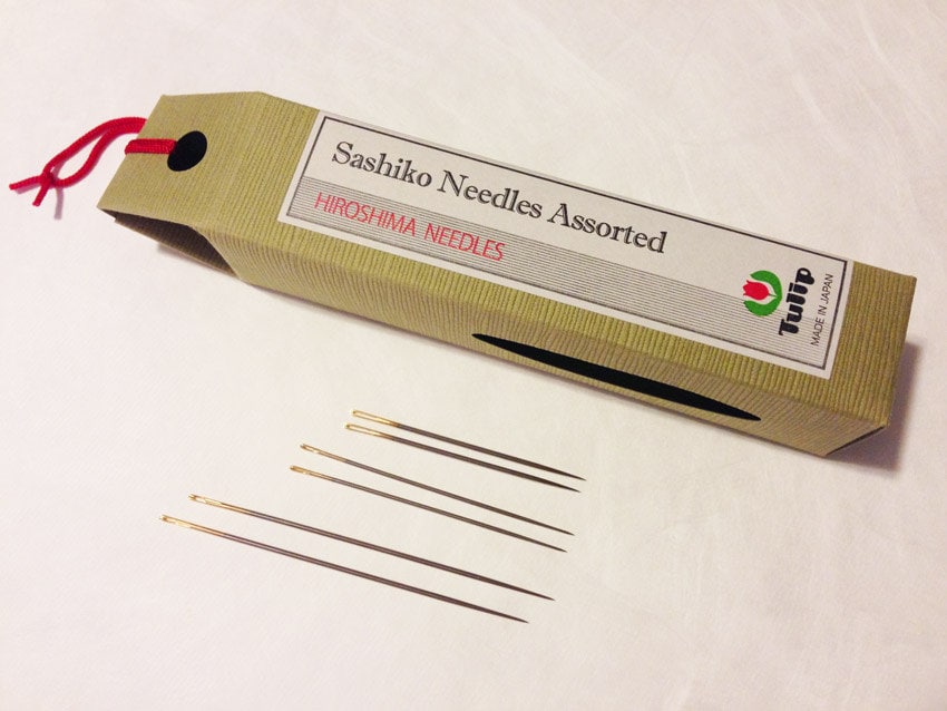 Tulip Sashiko Needles 6 Pkg Assorted
