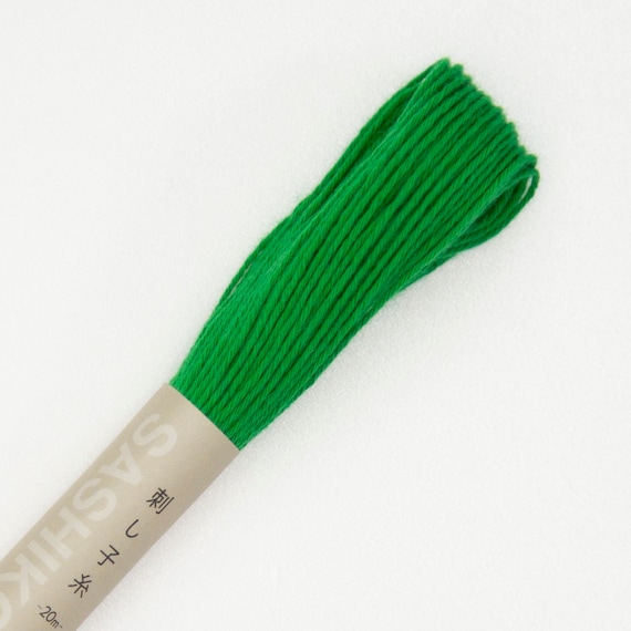 Olympus Sashiko Cotton Thread 26 Viridian Green Olympus Sashiko Cotton Thread 26 Viridian Green