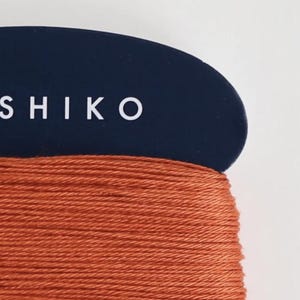 Daruma #214 CARROT Japanese Cotton SASHIKO thread 40 meter skein 20/4 キャロット orange