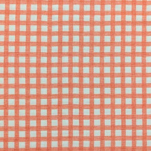 Gingham Japanese double gauze cotton fabric 88180-3-11 red - half yard
