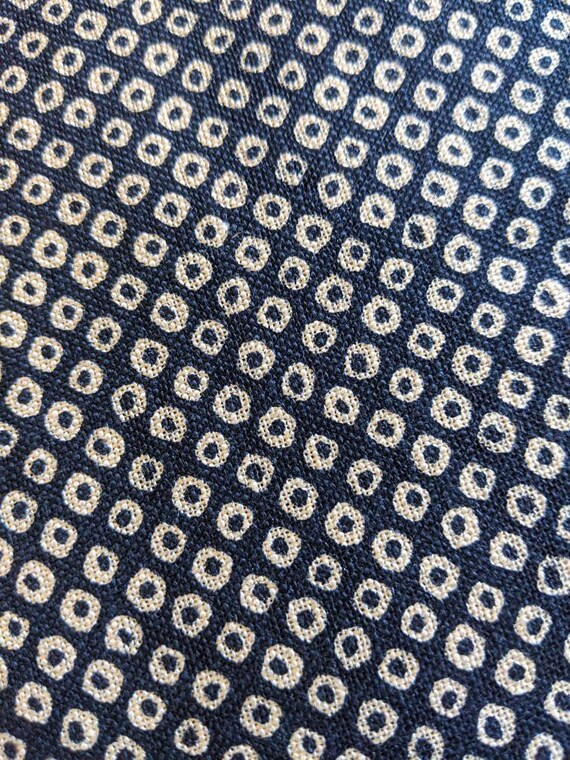 Sevenberry Shibori Dot Japanese Cotton Fabric 88223-25 Navy
