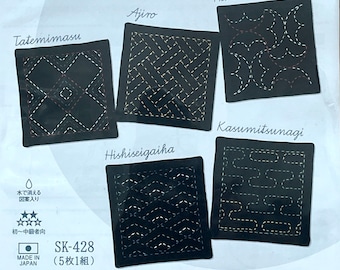 Sashiko Coaster Set Olympus SK-428 Sashiko Coaster Set Olympus SK-428