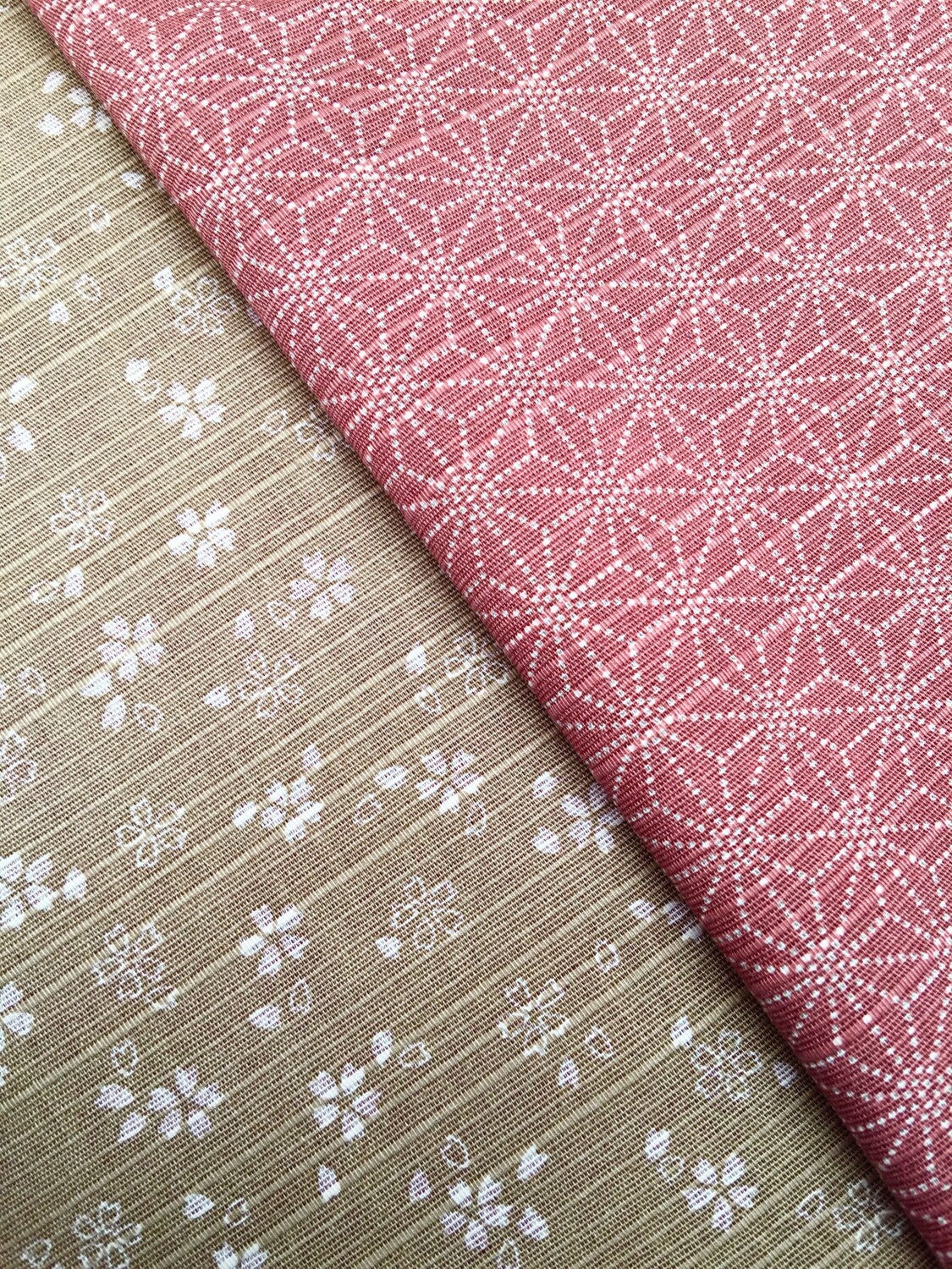 Beige & Pink Sevenberry Double Sided Sakura Cherry Blossom