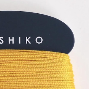 Daruma #204 HIMAWARI Japanese Cotton SASHIKO thread 40 meter skein 20/4 向日葵 sunflower yellow