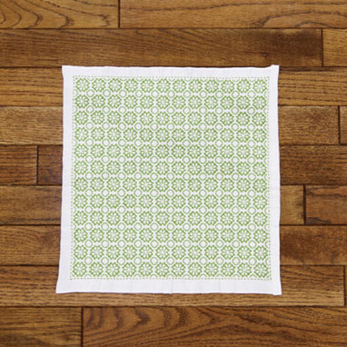 Sashiko Hana Fukin Kit - La Bouquetier Fragrant Olive main image 1