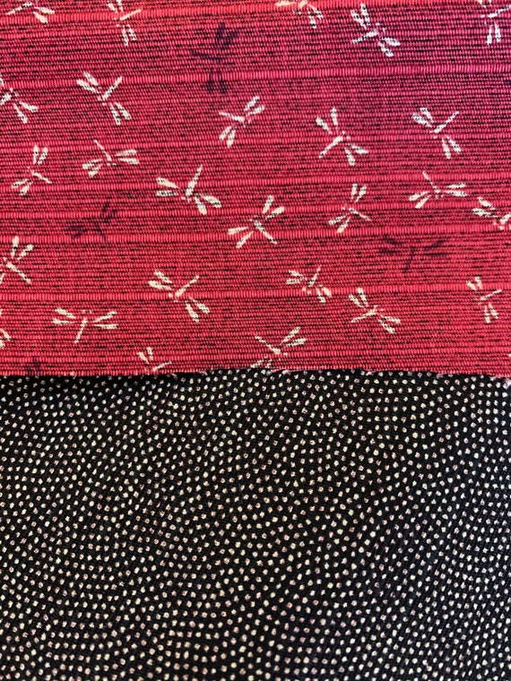 Double Sided Dragonfly and Same-komon Japanese Shantung