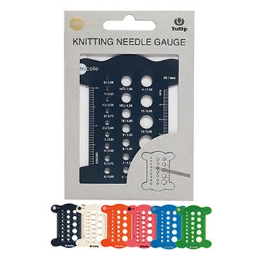 Knitting Needle Gauge, Needle Gauge, Knitting Tool 