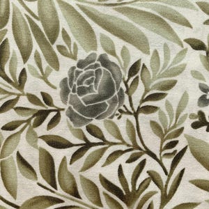 La Vie en Rose Japanese taupe cotton fabric LR3090C-E green