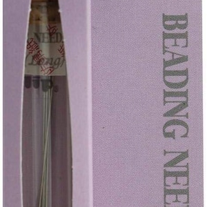 May include: Package of Tulip brand beading needles, size #10 (Long). The package is lavender with the brand name and product details printed in black. The package contains 4 pieces.