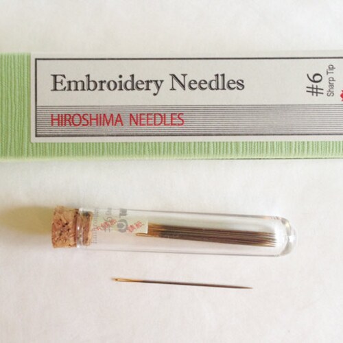 Tulip 3 Embroidery Needles Sharp Tip Thn015e Etsy