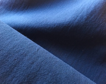 Cosmo navy indigo blue flax Japanese cotton linen canvas AD5188-266