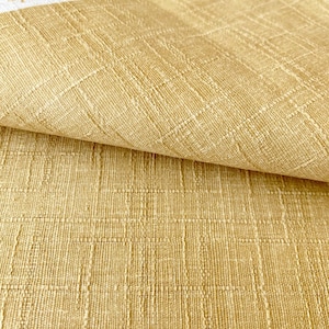 Sevenberry Solid color dobby weave Japanese cotton fabric 88633-1-4 maize yellow