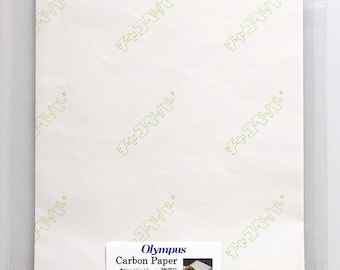 Olympus Carbon Paper Design Transfer Paper for Sashiko and Quilting White  or Blue 