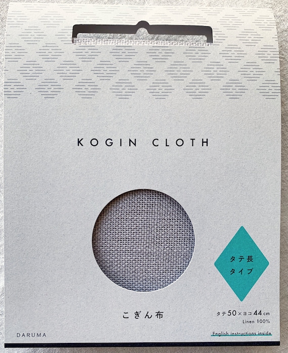 Daruma Kogin Cloth Natural Linen 50 x 44 cm Daruma Kogin Cloth Natural Linen 50 x 44 cm