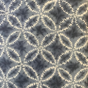 Sevenberry Shippo Printed Shibori style collection in light blue cotton fabric 850257-2-2