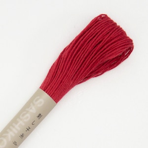 Olympus color #12 Japanese Cotton Sashiko thread CRANBERRY 20 meter skein