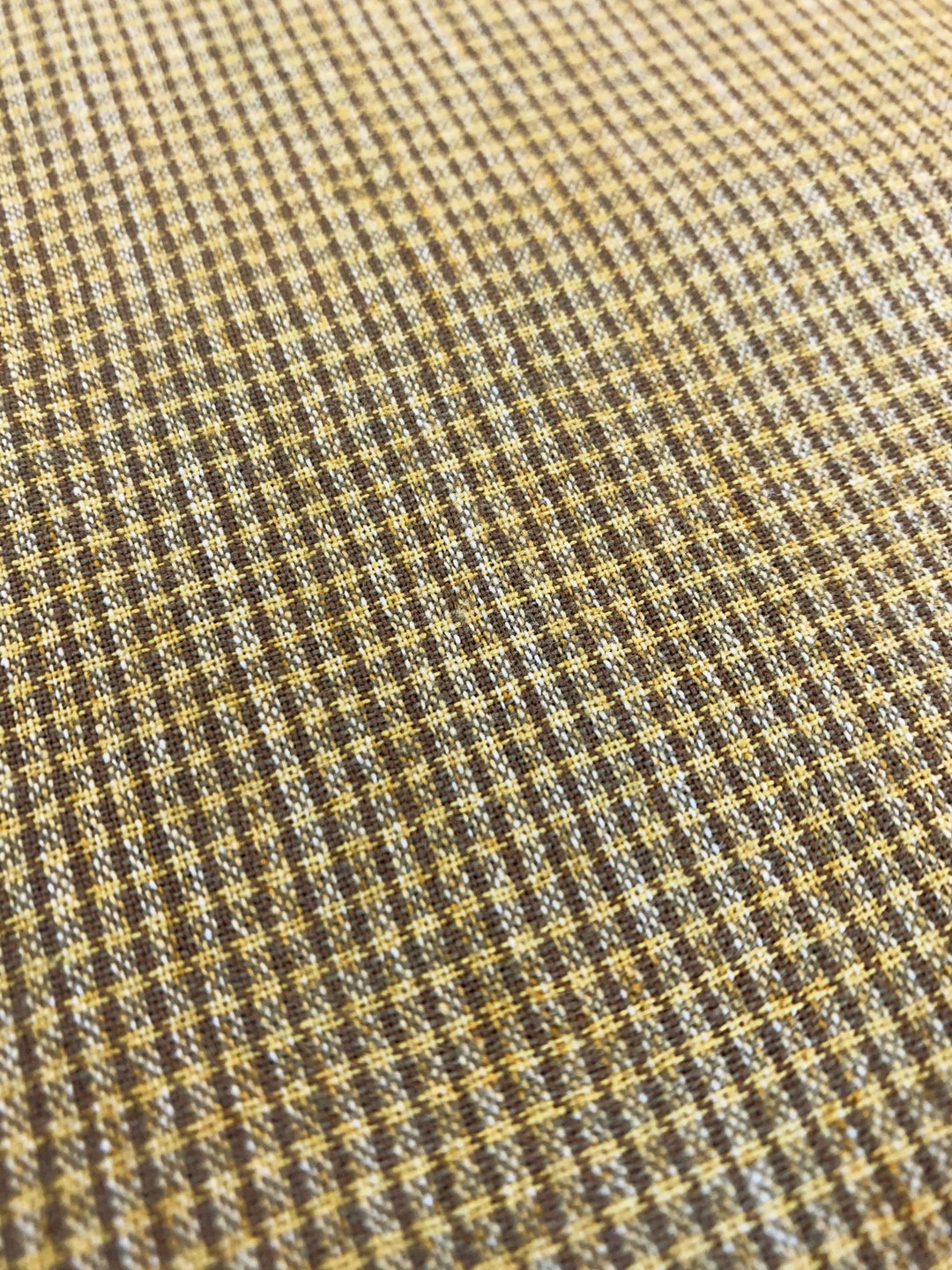 Japanese Yarn Dyed Cotton Taupe Fabric AY100LY4 Straw Yellow Etsy