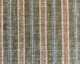 Morikiku Stripe green Japanese cotton dobby fabric M-23200-C18