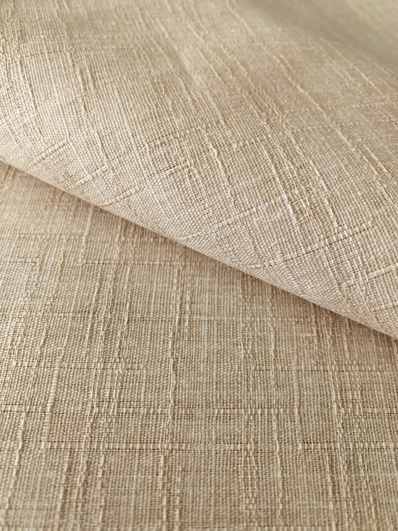 Sevenberry Sand Brown Cotton Canvas Fabric