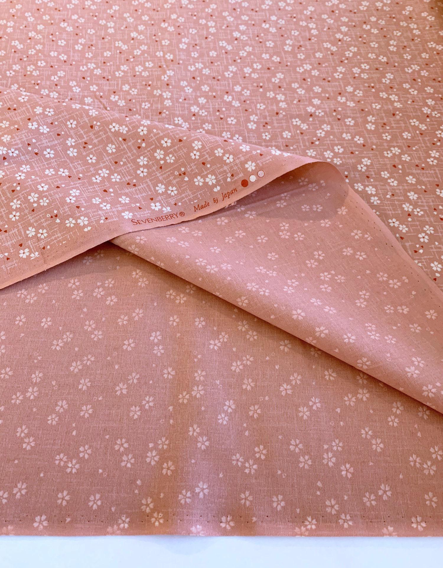 ハッピーベリー　1207 Tiny Cherry Blossoms Sevenberry Japanese Cotton Fabric 88227