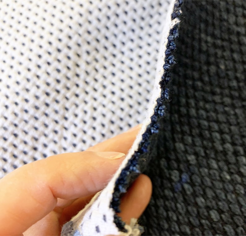 Kendo cloth Japanese Indigo cotton fabric 4400 natural aizome blue image 5