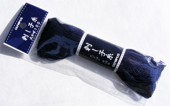 Olympus Sashiko Cotton Thread 103 Navy 100 metres Olympus Sashiko Cotton Thread 103 Navy 100 metres