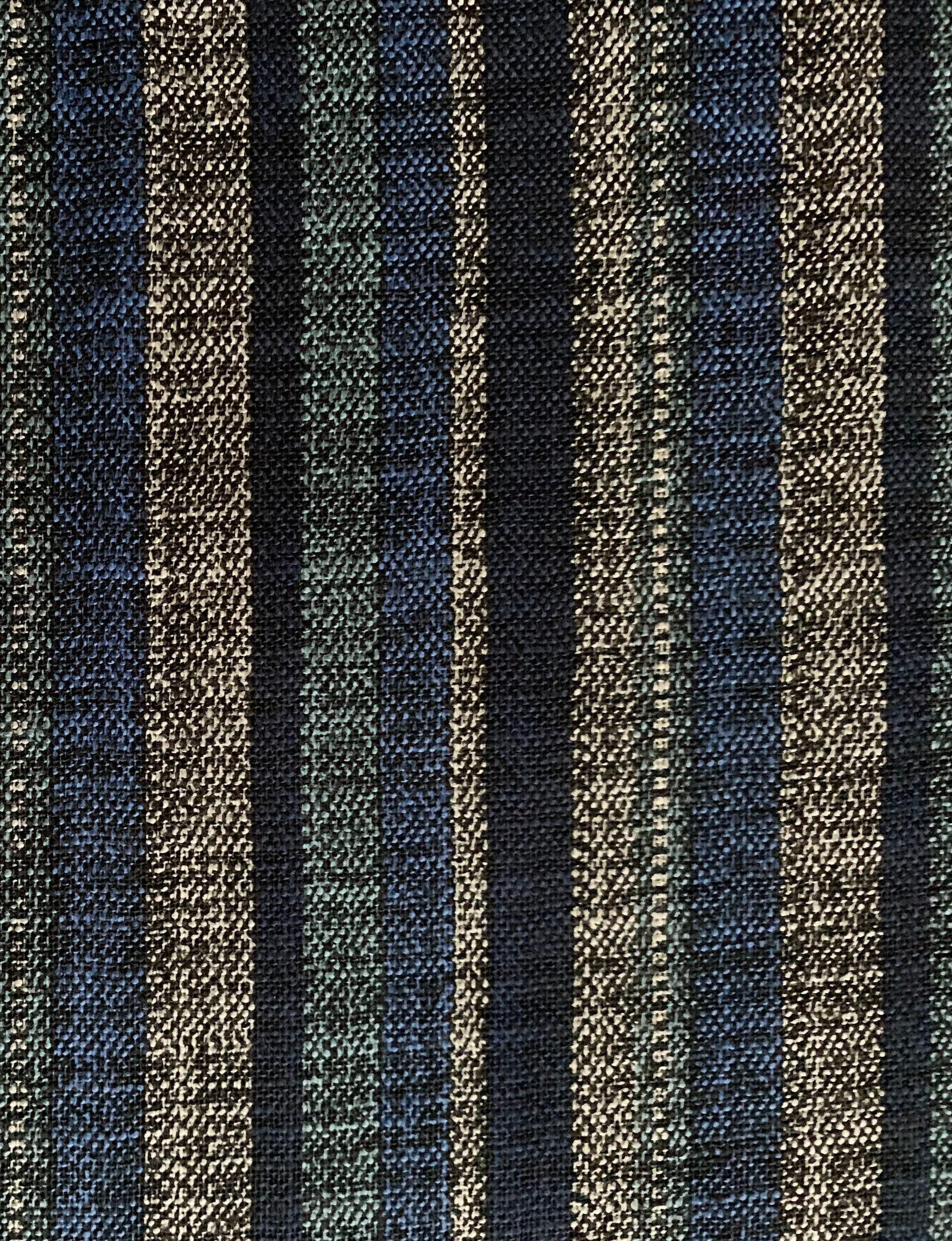 Rustic Wide Stripe Sevenberry Japanese Cotton Fabric 850327-2-1