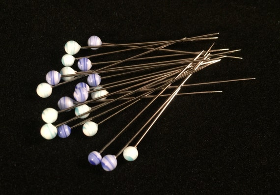 Tulip Hiroshima Needles Glass Head Pins Aosora