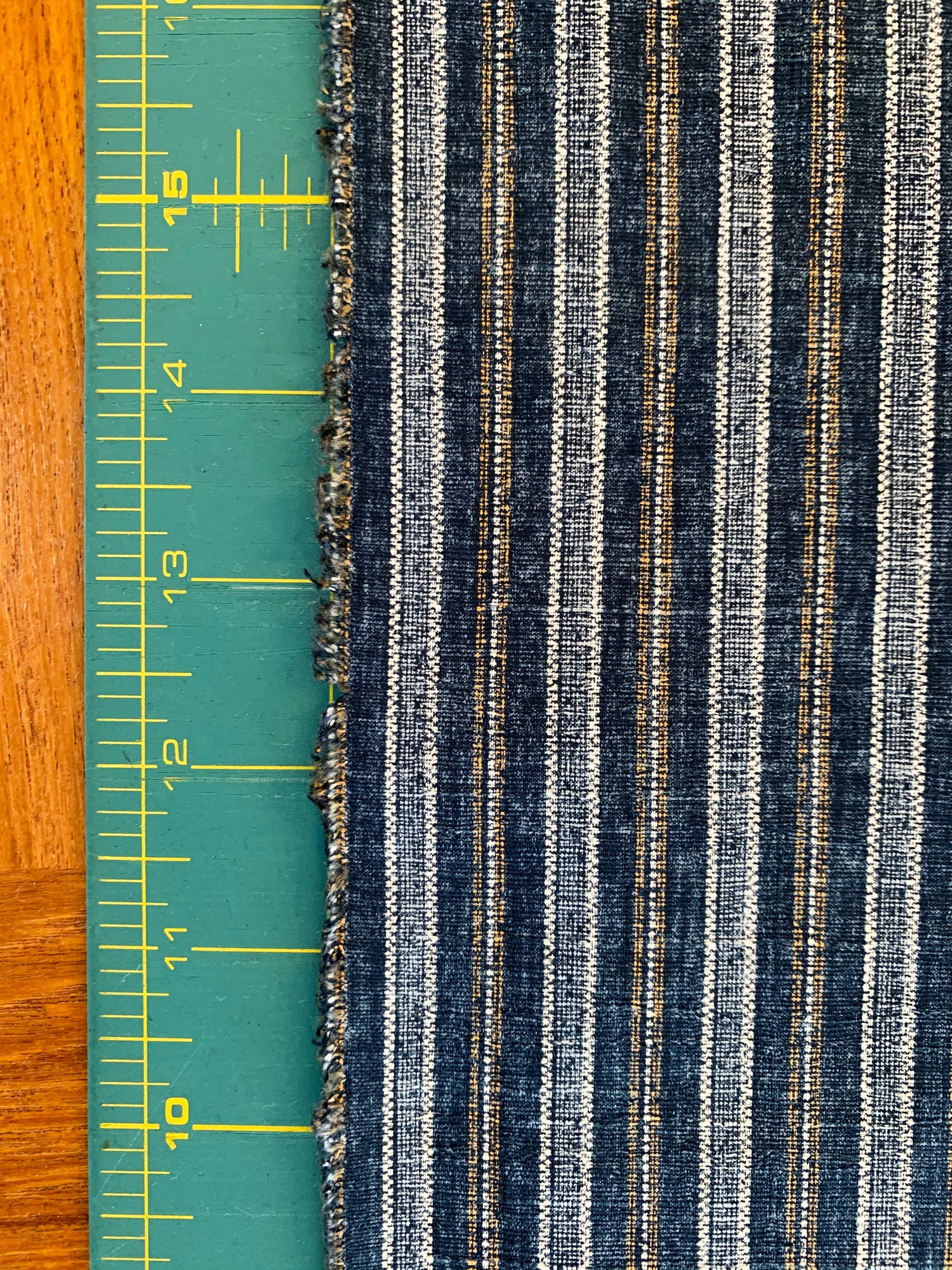 Morikiku Stripe Blue Japanese Cotton Dobby Fabric M-23200-C22 | Etsy