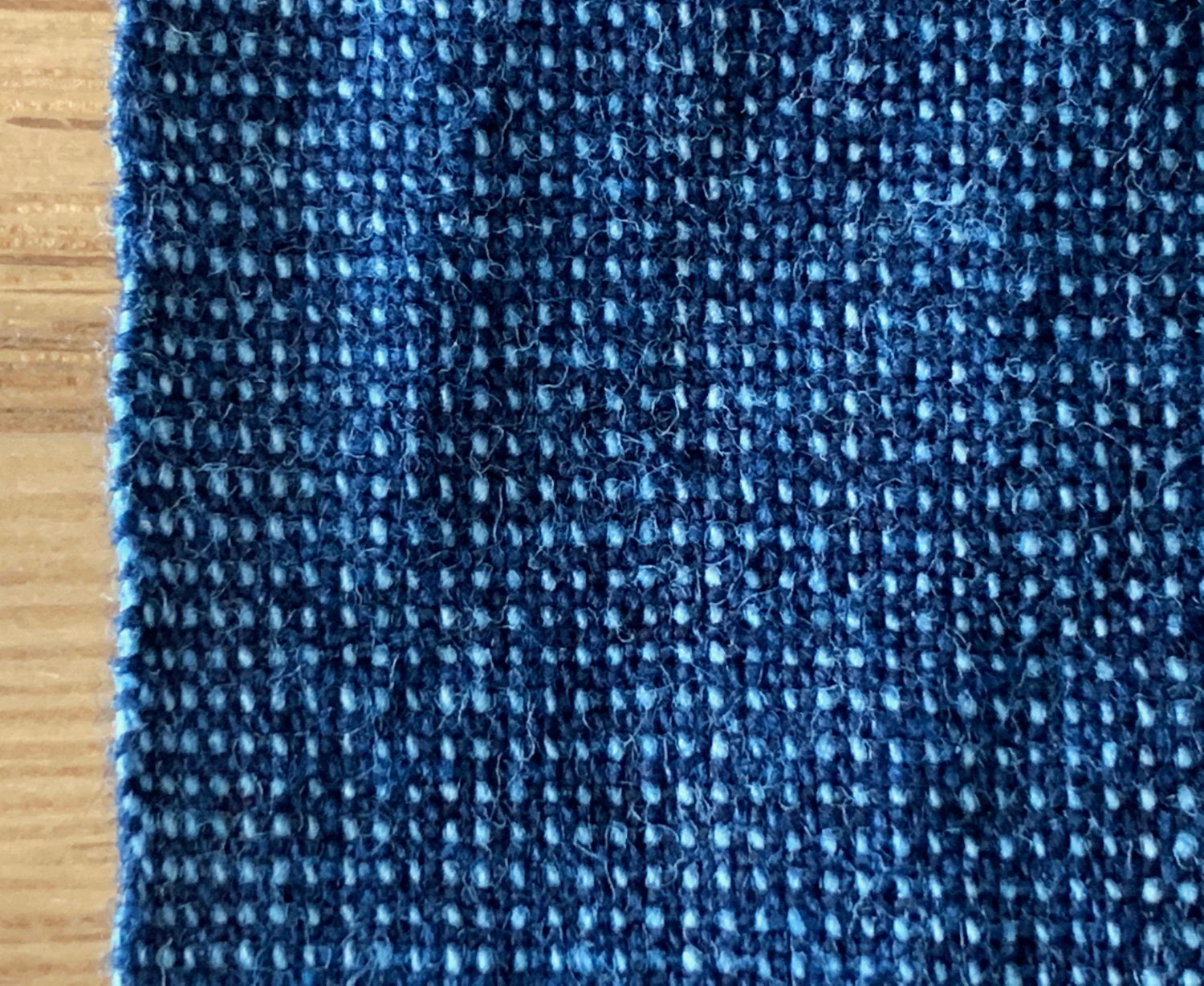 Aizome Indigo dyeing tenugui Japanese towel sakura pattern Japan Blue Aizome Indigo dyeing tenugui Japanese towel sakura pattern Japan Blue