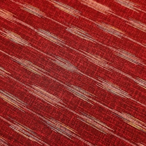 Morikiku Arrows Japanese cotton dobby fabric M-17000 B23 red