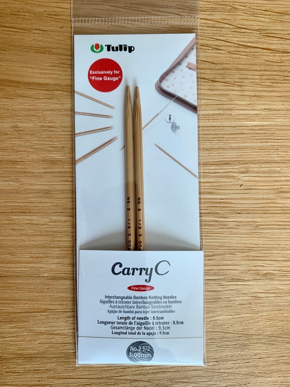 Tulip Carryc FINE GAUGE Interchangeable Bamboo Knitting Needles