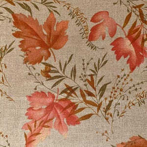 Autumn Leaf Handworks Taupe-ism Japanese printed cotton taupe fabric TS20272-C orange