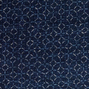 Rustikaler Sashiko Stitch Sevenberry japanischer Baumwollstoff 850327-3-1 blau