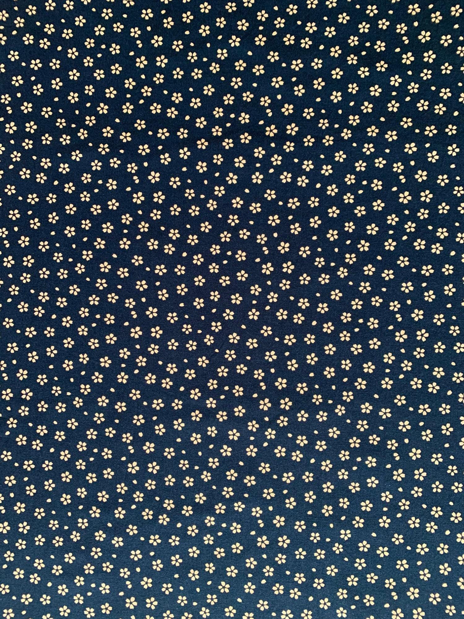 Medium Cherry Blossom Sakura Sevenberry Japanese Cotton Fabric