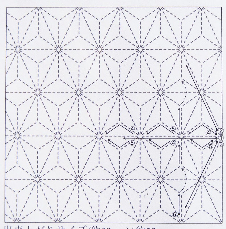 Узоры сашико схемы простые и красивые