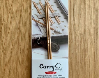 Tulip CarryC *Long* FINE GAUGE Interchangeable Bamboo Knitting Needles - choose your size