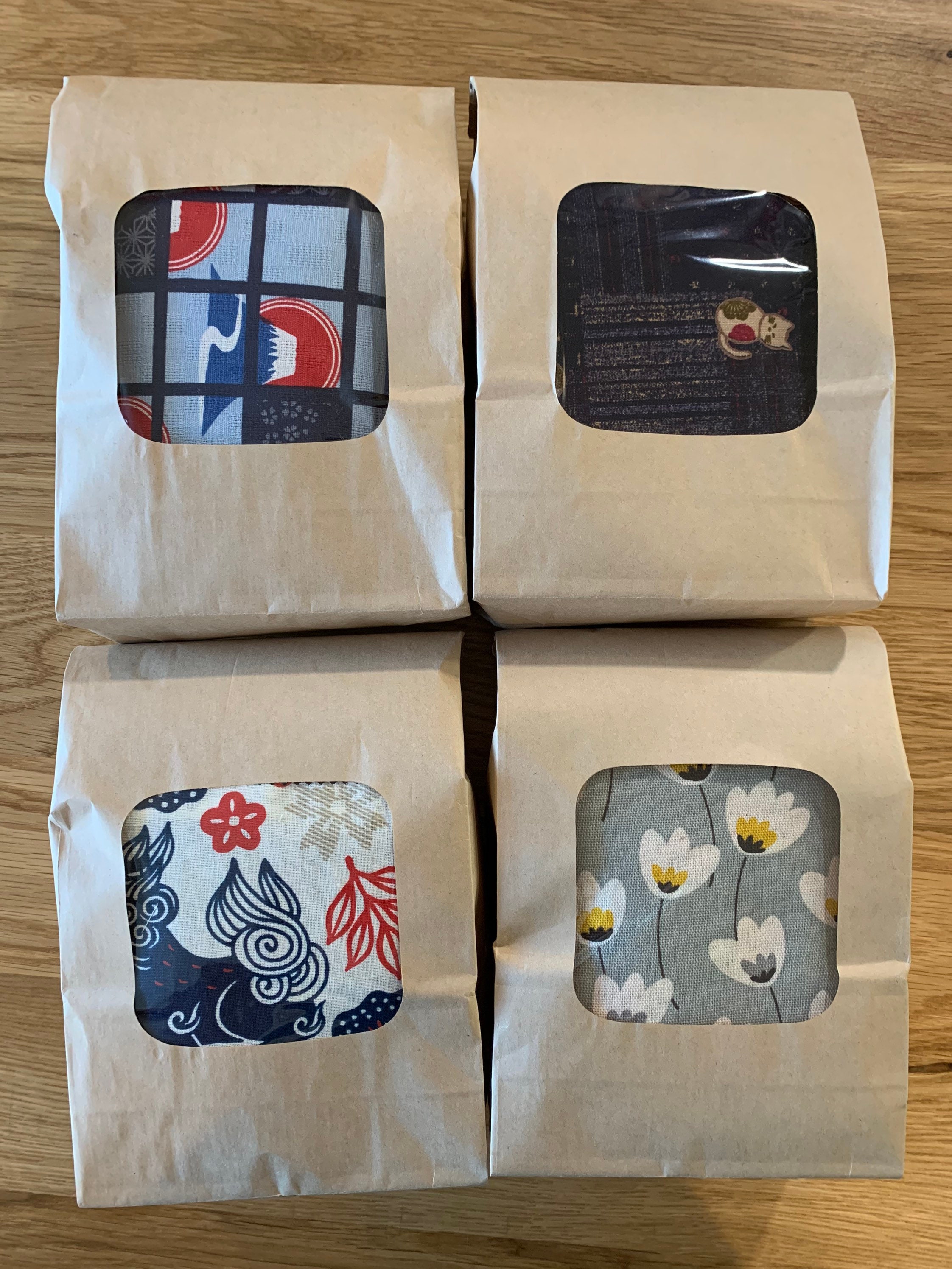 New Year 2025 Fukubukuro Lucky Bag of Japanese Fabric Scraps HALF