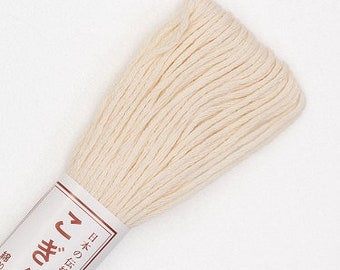 Olympus Kogin #731 Japanese cotton thread 18 meter skein IVORY BEIGE