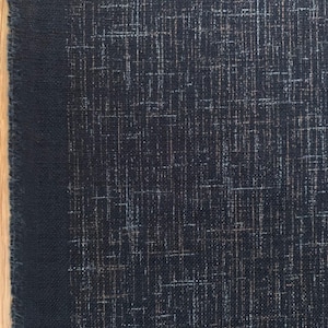 Solid woven-look Sevenberry Japanese cotton fabric 88500-1-5 black