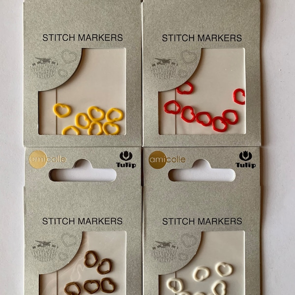 Tulip Stitch Markers, Pink, Taglia unica