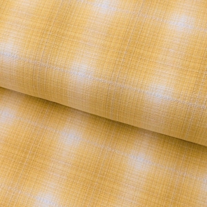 NEW Handworks - Ombre Glen Plaid Yarn Dyed Cotton Japanese Fabric - Yellow SY10700S-C
