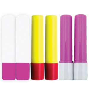 3-Color SEWLINE Refill for Applique Fabric Glue Stick pink blue yellow