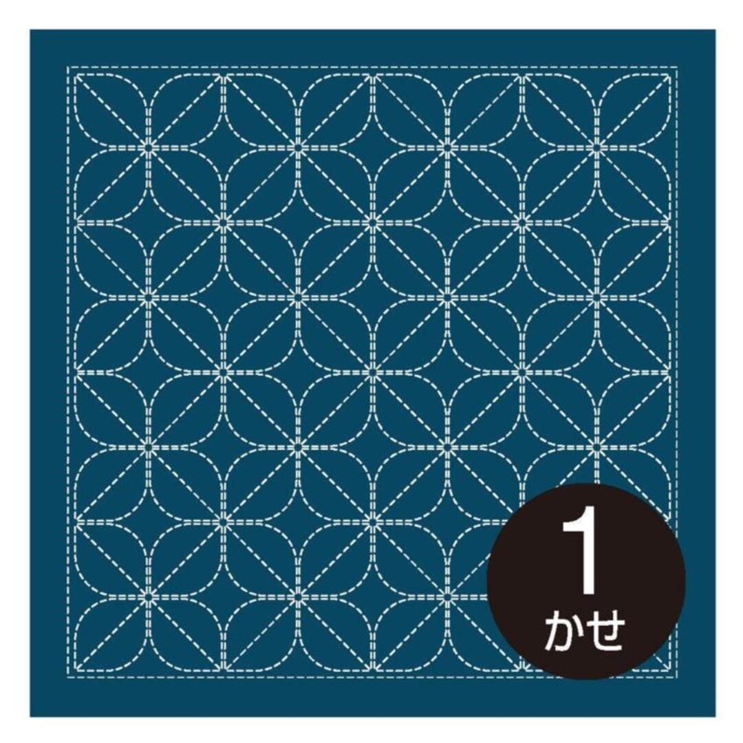 Olympus - #2141 Kamon Nagomi Japanese Cotton Sashiko Sampler Cloth