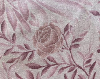 La Vie en Rose Japanese taupe cotton fabric LR3090C-A pink