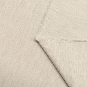 Organic Japanese cotton yarn-dyed fabric 110 GSM 14147-2 gray white