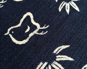 シェリエ　CHIDORI Sevenberry Chidori Little Bird Japanese Cotton Fabric 88223