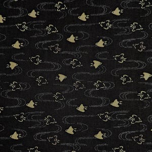 Chidori Sevenberry Japanese cotton fabric 88222-8-12 black